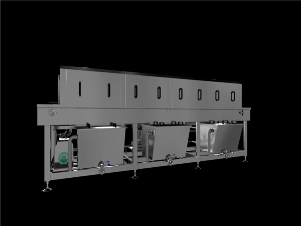 周轉(zhuǎn)筐清洗機(jī)，筐箱滅菌清洗，周轉(zhuǎn)筐清洗500~800只，小時(shí)