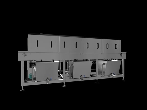洗箱機(jī)，環(huán)速隧道式洗箱機(jī)，GMP體系標(biāo)準(zhǔn)生產(chǎn)線配套設(shè)備