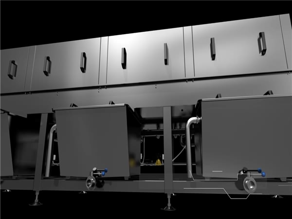 食品筐清洗機(jī)、肉制品箱子清洗機(jī)、洗筐機(jī)