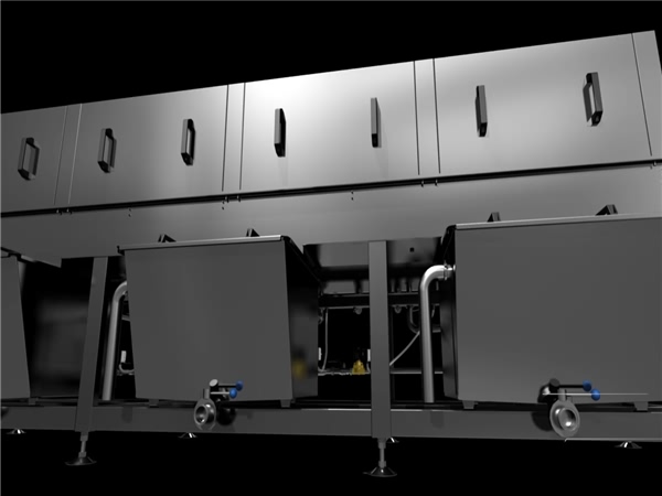 食品筐清洗機(jī)、肉制品箱子清洗機(jī)、洗筐機(jī)